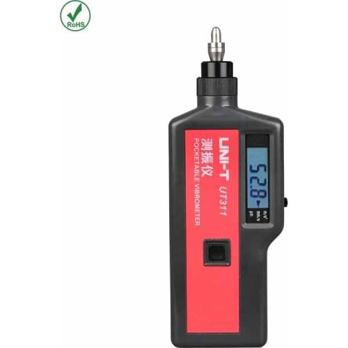 UNI-T UT311 UT-311 Portable LCD Vibration Analyzer Tester Meter Vibrograph Vibrometer with Acceleration Sensor in One