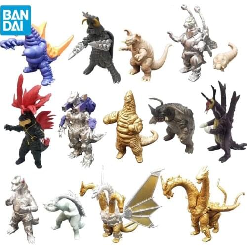 14pcs/set Q New Godzilla King Ghidorah Machine Triceratops Dinosaurs PVC Action Figure Collectible Model Toy Kids Birthday Gift