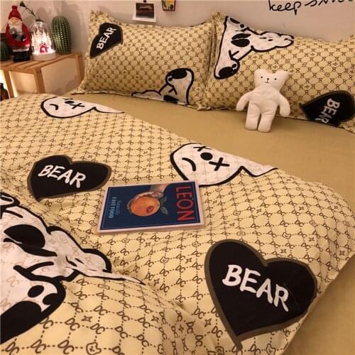 Bed Linen 200x200 Queen Bedding Set 160x200 Cover Sheet Queen Bed Game Nordic Bed 150 Bed Adornment 2