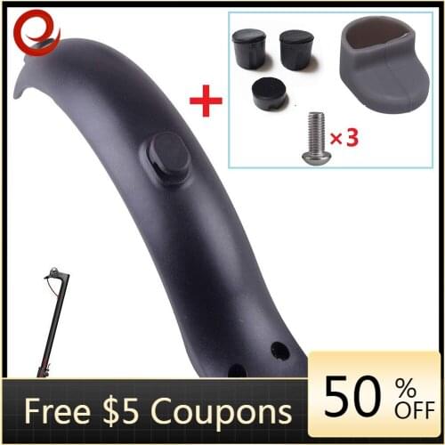 Fenders Scooter Wings Rear Mud Guard Support Protection ABS Plastic Parts Screws Rubber Stopper for Xiaomi Mijia M365 Pro Parts