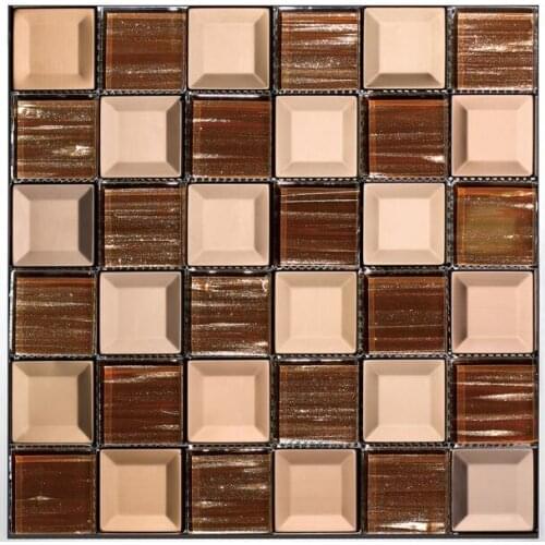 Stainless steel metal mosaic glass tile kitchen backsplash bathroom shower background decorative wall home floor wallpaper