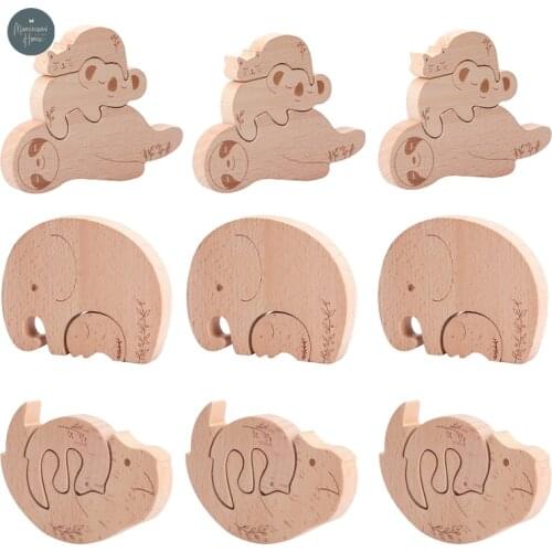 New Baby Montessori Toys Wooden Puzzle Cartoon Animal Puzzles Jigsaw Board Intelligence Kids Early Educational Brain Teaser Toys