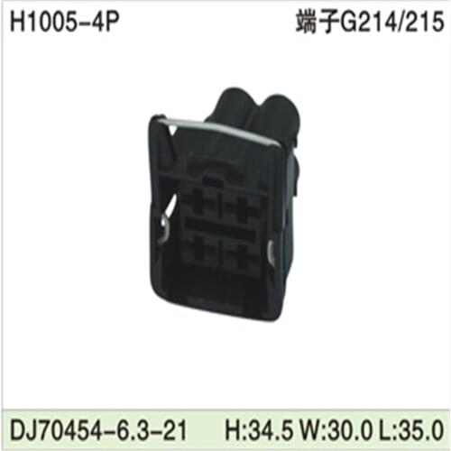 Free shipping 500pcsDJ70454-6.3-21 4Pin 6.3mm AMP Car Electrical Wire Connectors for VW,BMW,Audi,Toyota,NISSAN AND other