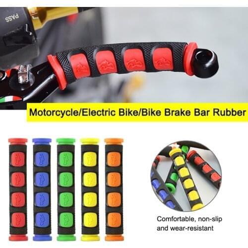 Motorcycle Handlebar Grip Sets Motorbike Brake Handlebar Flexible Handle Bar Cases Anti-slip Handlebar Gloves Universal