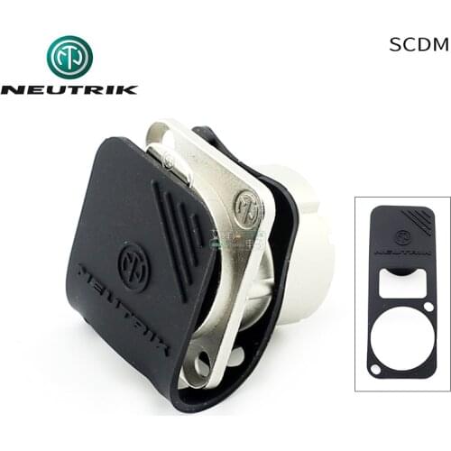 Swiss NEUTRIK Cannon XLR male seat SCDM audio power supply rubber waterproof and dustproof cover For D-type series