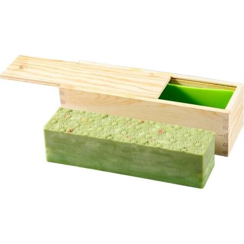 Silicone Soap Mold Rectangular Wooden Box With Flexible Liner For DIY Handmade Loaf Mould Soap Making Tools