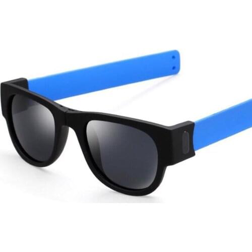 Slap Sunglasses Polarized Women Slappable Bracelet Sun Glasses for Men Wristband Fold Shades Oculos Colorful Fashion Mirror #3