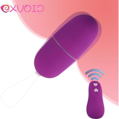 EXVOID Strong Vibration Egg Vibrator Sex Toys for Women Clitoris Stimulator Remote Control Vibrators for Woman G-Spot Massager