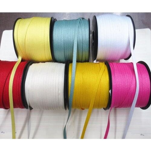 5mm Korean Bright Ribbon Hand DIY Hair Accessories Bowknot Hairpin Material Accessories Fish Thread Roughness Ribbon 246