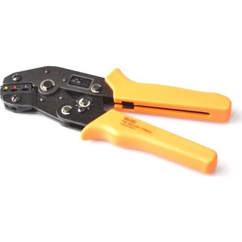 20-13AWG 0.5-2.5mm² Mini European Type Insulated Terminals Ratchet Crimping Plier