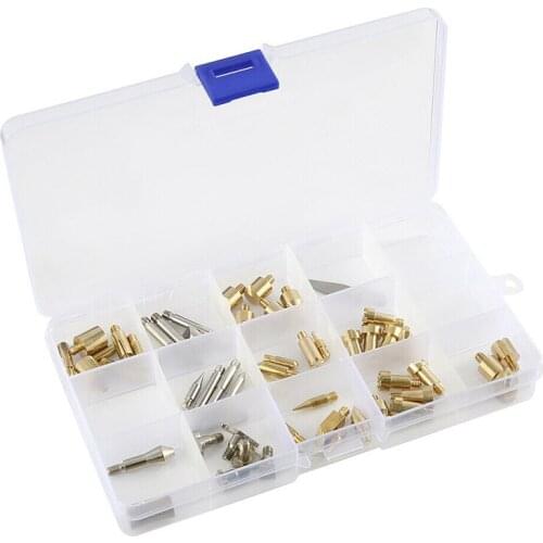 61Pcs Copper Soldering Pyrography Tips Electric Wood Soldering Burning Pen Tips Head DIY Solder Stencil Iron Pyrography Welding