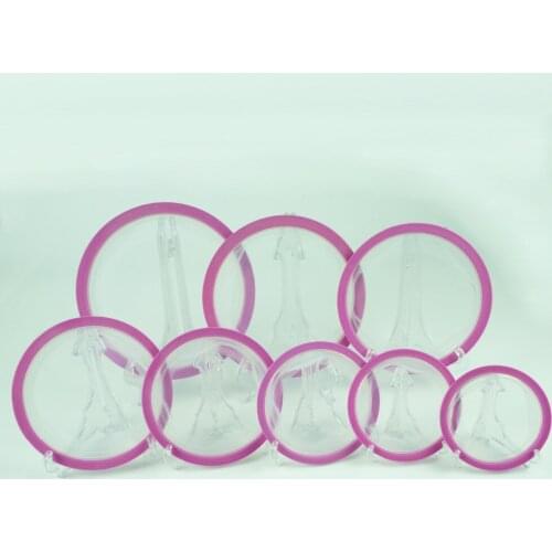 8pcs transparent silicone lid kitchenware plate cover pan lid microwave lid for the pan silicone cover