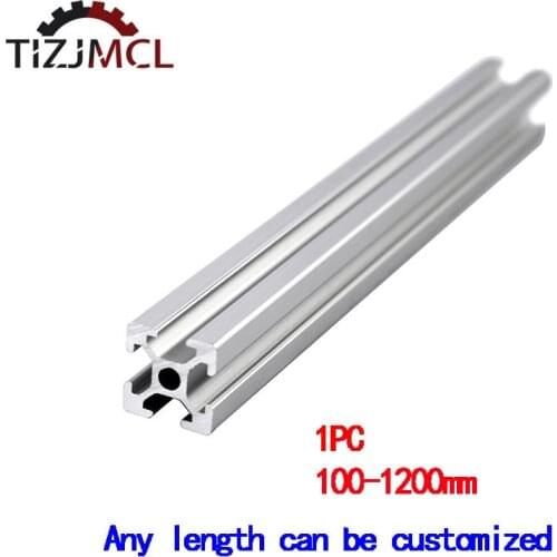 1pc Aluminum Profile T-Slot Aluminum Extrusions 2020 For CNC Laser Engraving Machine 3D Printer Camera Slider Furniture 100-1200