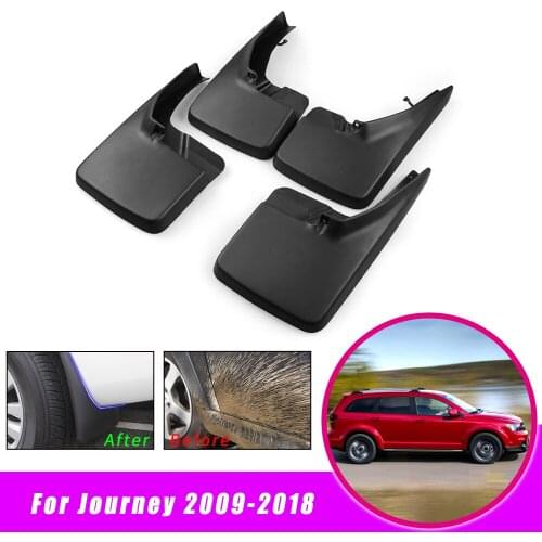 Car Mud Guards For Dodge Journey 2009-2016 2017 2018 Front Rear Splash Guards Over Fender Kit Car Styling Fender Accessories