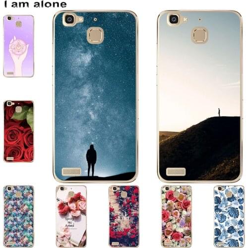 I am alone Phone Case For Huawei Enjoy 5 5S 6 6S Max Bags Fashion Color Cute Cartoon Printed Paint Mobile