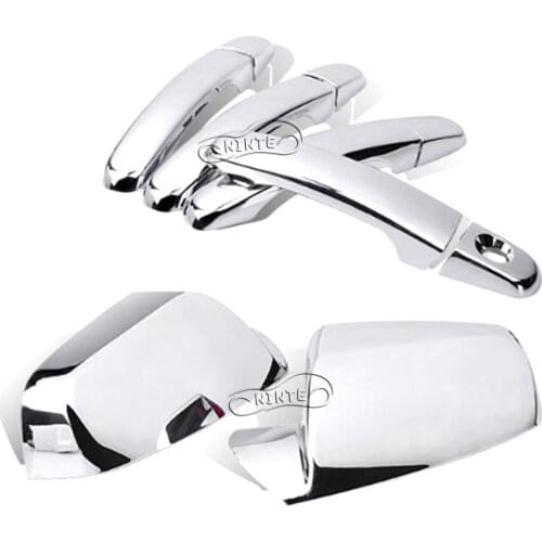 Loyalty for Chevy Equinox & GMC Terrain 2010-2017 Mirror Cover & Door Handle Cover Chrome ABS Car Styling Auto Accessories