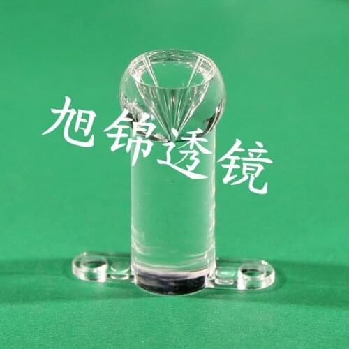Cylindrical LED lens candle lamp 11-24.7 concave plane stigmatic lens
