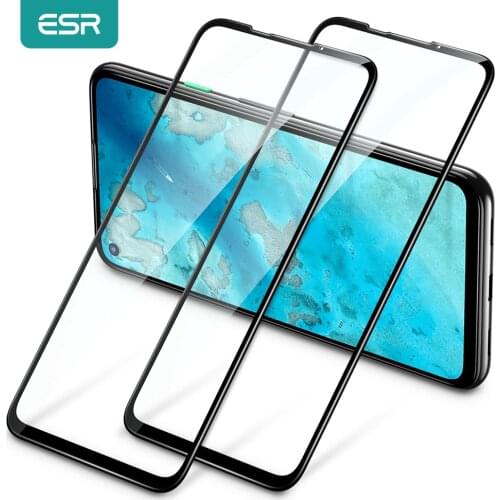 ESR 2Pcs Tempered Glass for Goole Pixel 4a 2020 3D Full Covered Protective Film for Google Pixel 4A Screen Protectors HD Glass