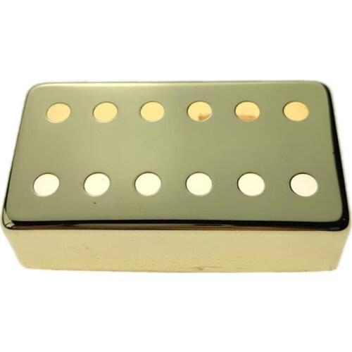 Humbucker Guitar Pickup Cover 52mm Pole Spacing Covers Gold for Parts