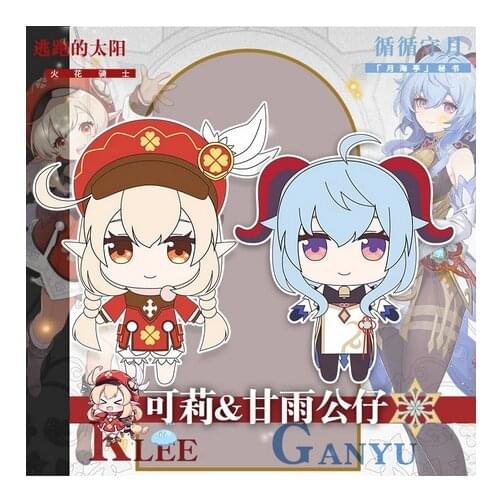 Game Anime Genshin Impact Klee Ganyu Keqing Toys Doll Plush Stuffed Cotton Toy Soft Pillow Cushion Xmas Gift 36cm