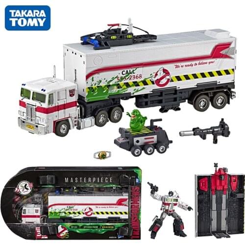 Hasbro Transformers Toys SDCC 2019 Limited Masterpiece Ghostbusters ECTO-35 MP-10 Optimus Prime Action Figure Collection Model