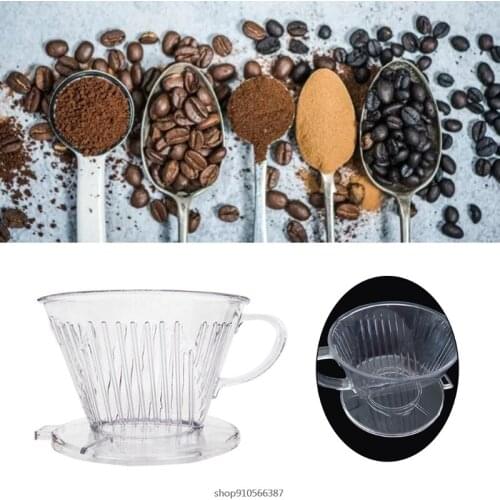Hand Brewed Reusable Coffee Filter Cup Dripper Cone Shape Coffee Maker Practical Pour Over Serving Mug Cafe Filters Coffee M7 21