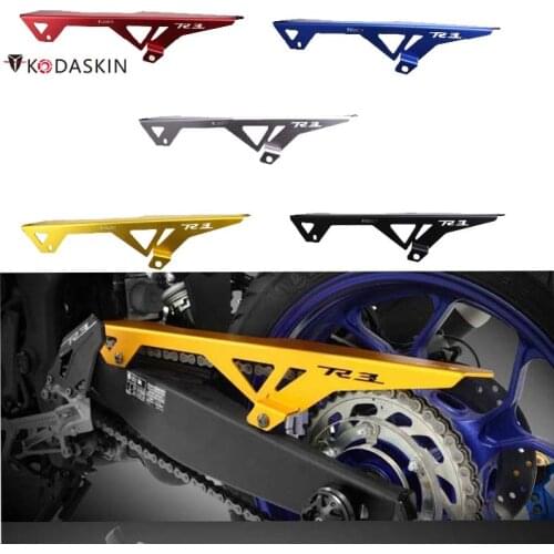 KODASKIN Modified Motorcycle Chain Guard Cover Protector Accessories Fits for YAMAHA YZF R3 r25 mt03 mt25