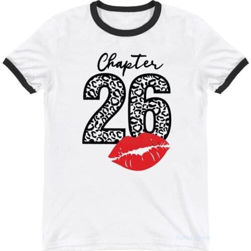 New Arrival 2021 20th-49th Chapter Graphic Print T Shirt WomenS Clothing Birthday Gift T-Shirt Femme Harajuku Shirt Streetwear