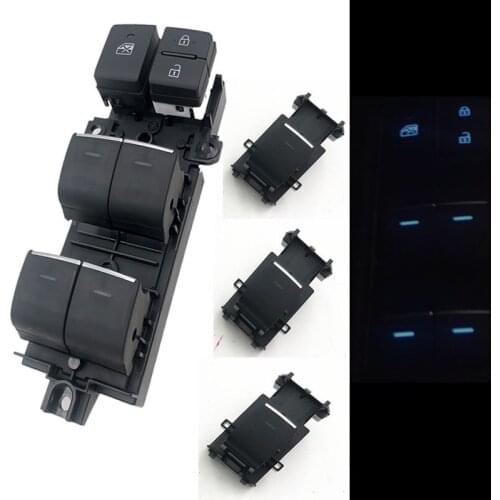 Power window switch with LED light for Toyota For RAV4 Rav 4 Chr For corolla 2019 2020, backlight update 84040-12200 840401200