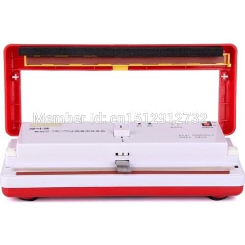 Food vacuum sealing machine can be wet and dry food fresh frozen bakery packing sealer sealing bags appliances DZ-280/2SE