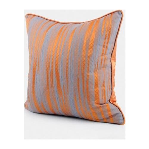 Pillow Orange Geometric Stripe 3-Piece Order
