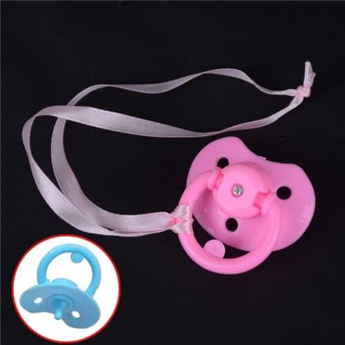 1PCS Pacifiers for Reborn Baby Doll Handmade DIY Pacifiers Nipples Dummy Fit for Doll Random Color