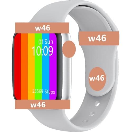 W46 W46m Smart Watch 44MM 40MM Wireless Charging ECG Heart Rate IP68 Waterproof Smartwatch PK W26