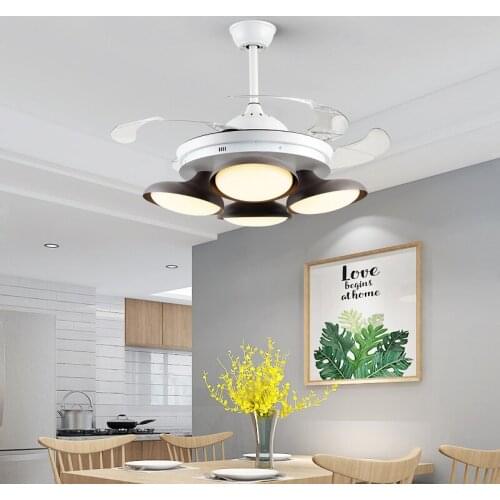 LED Postmodern iron ABS Acryl 95-265v Remote Control Ceiling Fan 90-192w Ceiling Lights.LED Ceiling Light.Ceiling Lamp For Foyer