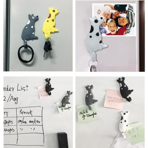 Unique Multifunctional Cat/Dog Magnetic Wall-hung Key Fridge Sticker Refrigerator Magnet Hook