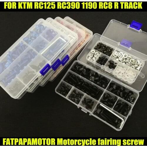 Universal Motorcycle Fairing Bolts Screw Moto Spring Bolts For KTM RC125 RC390 1190 RC8 R TRACK