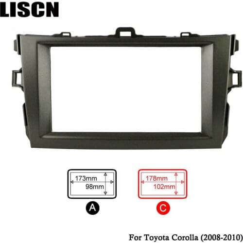 For Toyota Corolla (2008-2010) Video Refit Box 2DIN Audio DVD Refit Frame Car Refit Box