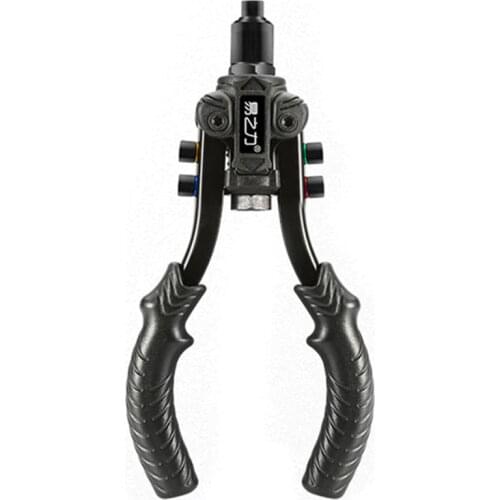 Premium 3 in 1 Heavy Duty Riveter Hand Riveter for Plastic Metal Leather New for elevator,instrument TB
