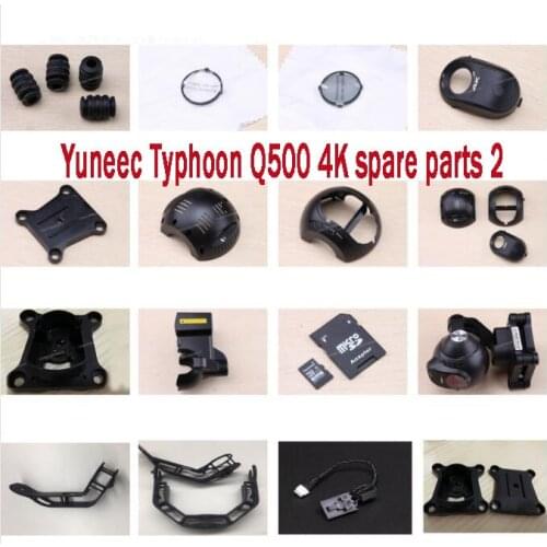 Yuneec Typhoon Q500 4K CG03 camera spare parts shell Damping ball UV filter ND mirror Upper lower slot cover Cable Card parts 2
