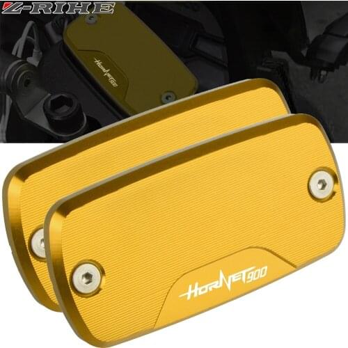 Motorcycle accessories CNC Aluminum Front Brake Reservoir Fluid Tank Cover Oil Cap FOR HONDA Hornet 900 2002 2003 2004 2005 2006