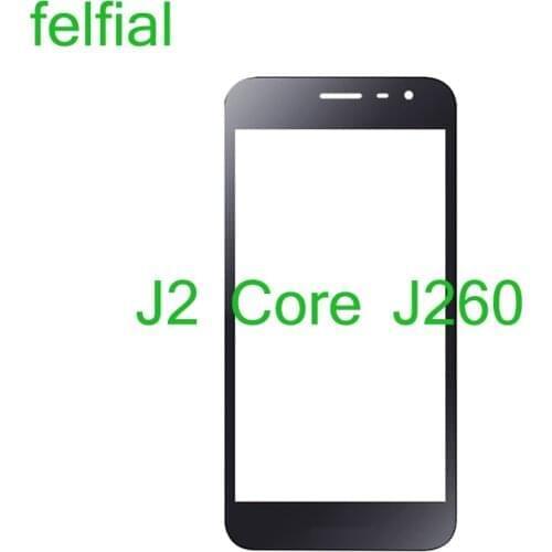 For Samsung Galaxy J2 Core J260 J260F Touch Screen Front Panel Glass Lens Front Outer LCD Glass Replacement