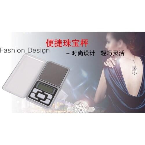 1000 PCS/lot Electronic Pocket Scales Mini Digital Precision 500g 0.1g Digital Jewelry Scales Balance LCD Display Free Shipping