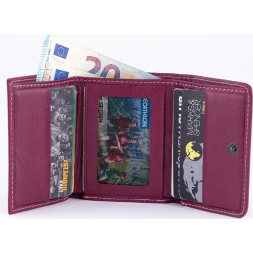 Handmade Crazy Cow Genuine Turkish Leather Wallet Wallet Leather engrave Short Wallet Women Purse Male Money Clips Money Bag