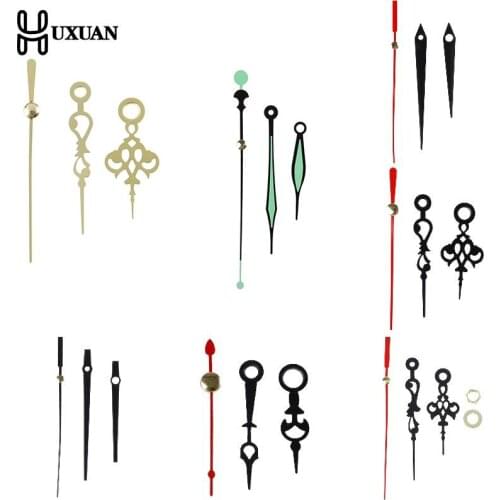 Quartz Clock Movement Mechanism Gold Hands Parts Hands DIY Replace Repair Wall Clock Parts Kit