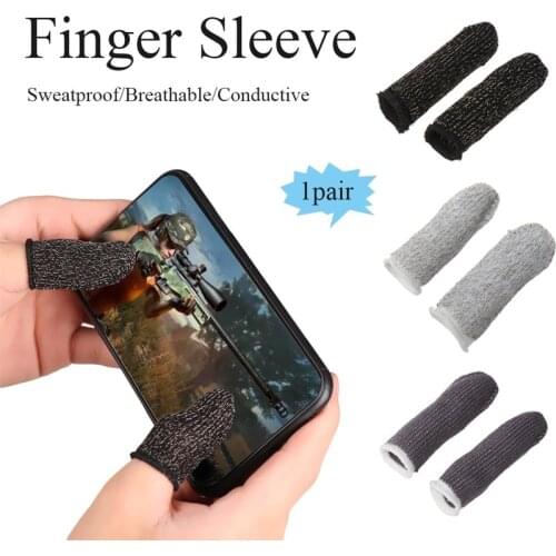 1 Pair L1 R1 Pubg Triger Breathable Mobile Game Controller Finger Sleeve Touch Trigger Gatilho Pubg Gatillos Para Celular Pubg
