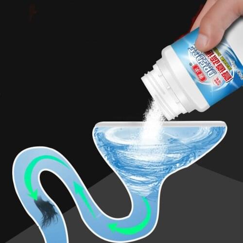 Powerful Pipe Dredging Agent Powerful Sink Drain Cleaner For Kitchen Sewer Toilet Brush Closestool Clogging Cleaning Tools E0981
