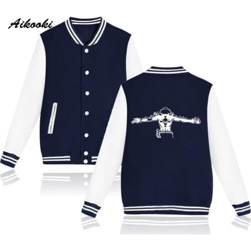 New Fashion Anime One Piece baseball Jacket Men/Women Long Sleeve Female Winter Worm Jackets Coat Women Sweatshirt Jacket tops