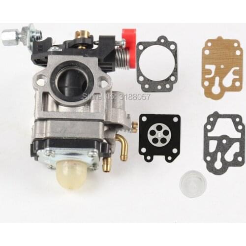 New 15mm Mini Carb Carburetor W/ Enrichment Valve for 47cc 49cc 52cc Carbureto 2-Stroke Gas Scoot Mini-Choppers ATVs Mower 40-5