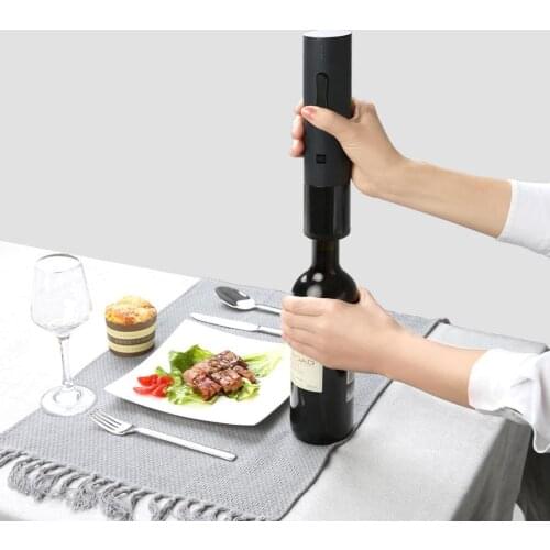 Original Xiaomi Mijia Huohou Automatic Wine Bottle Opener Kit Electric Corkscrew With Foil Cutter For xiaomi smart home kits