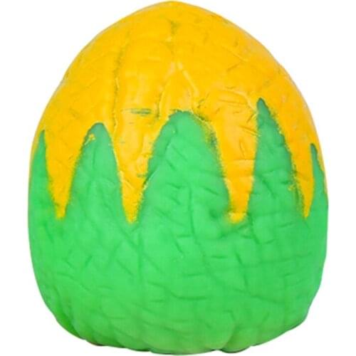 Q9QB Easter Eggs Fidget Dinosaur Pinch Toy Party Gift Popping Out Push Bubble Colorful Ball for Preschool Early Learning